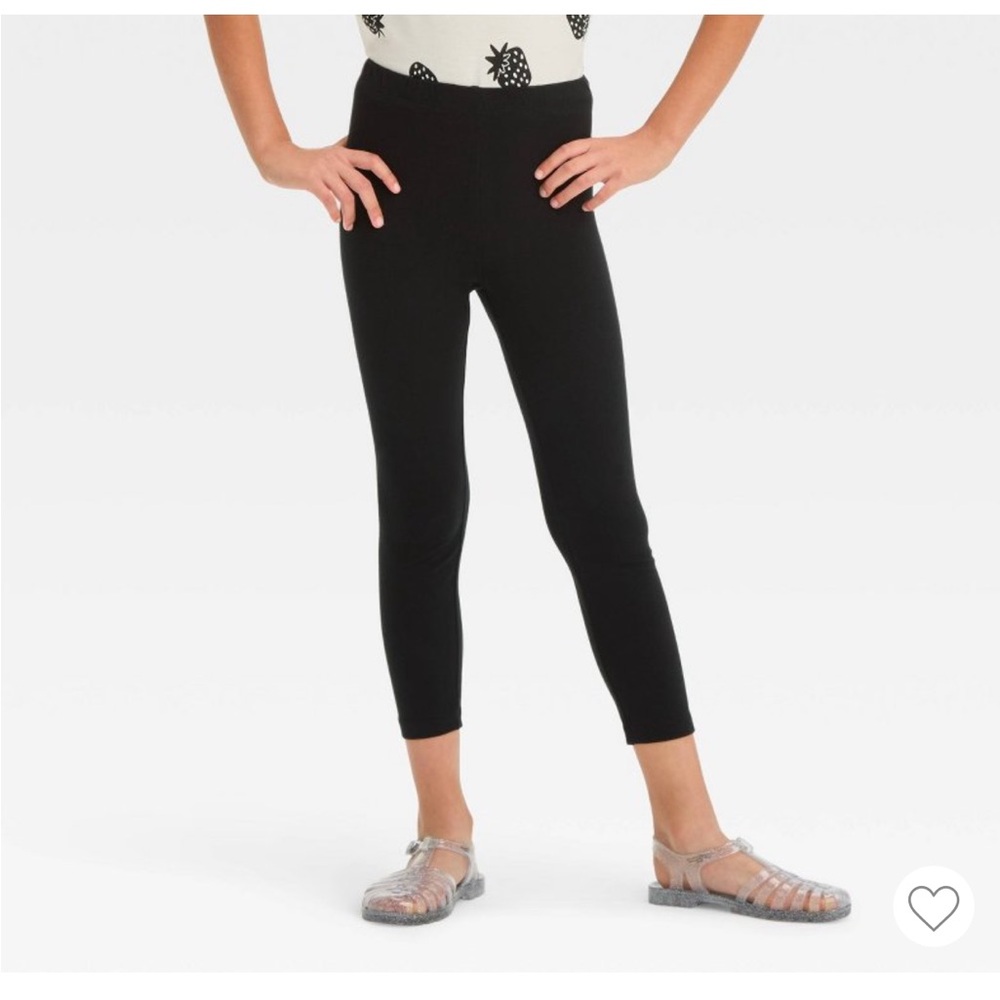 *NWOT* Hanna Andersson Classic Black Capri Leggings